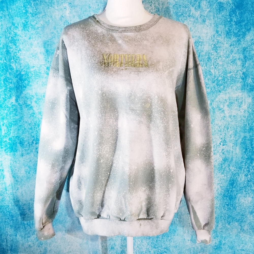 VTG 'Dyed' Northern Reflections Green Sweatshirt
